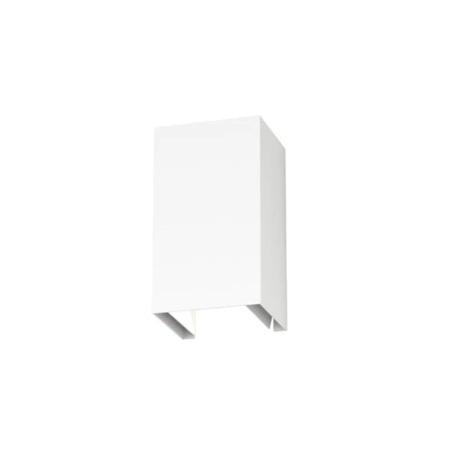 Applique Moderno Top Light SPA PLUS GX53 LED IP54 Alluminio Vetro Biemissione