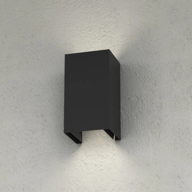 Applique Moderno Top Light SPA PLUS GX53 LED IP54 Alluminio Vetro Biemissione