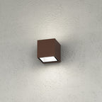 Applique Moderno Top Light SPA GX53 LED IP54 Alluminio Vetro Biemissione