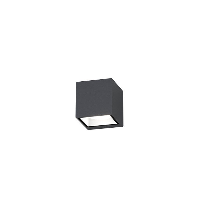 Applique Moderno Top Light SPA GX53 LED IP54 Alluminio Vetro Biemissione