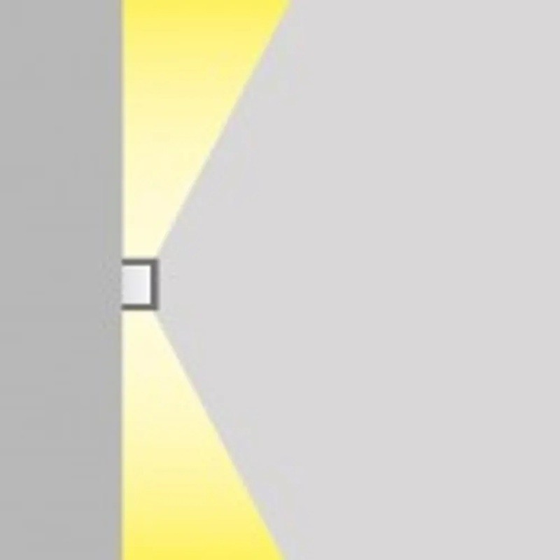 Applique Moderno Top Light SPA GX53 LED IP54 Alluminio Vetro Biemissione