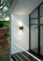 Applique Moderno Top Light SPA GX53 LED IP54 Alluminio Vetro Biemissione