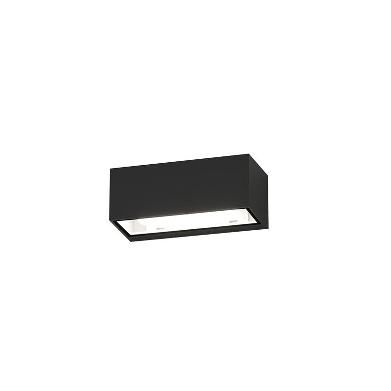 Applique Moderno Top Light SPA AG GX53 LED IP54 Alluminio Vetro Biemissione