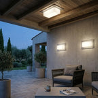 Plafoniera Moderno Top Light MIAMI PLUS R GX53 LED IP54 Alluminio Policarbonato