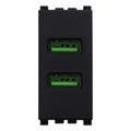 Presa USB Doppia 5V 2.1A Compatibile Vimar Arkè Ettroit