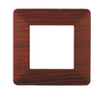 Placca in Plastica Colore Radica Compatibile Vimar Plana - 2 Posti - Ettroit