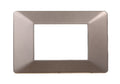 Placca in Plastica Bronzo Compatibile Vimar Plana - 3 Posti - Ettroit
