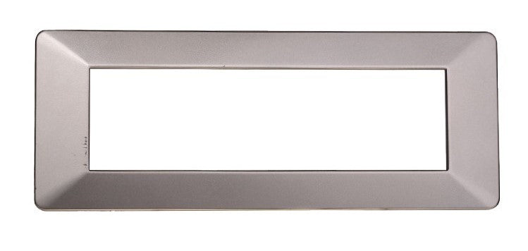 Placca in Alluminio Nero Compatibile Living Light - 3 Posti - Ettroit