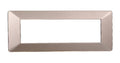 Placca in Plastica Bronzo Compatibile Vimar Plana - 7 Posti - Ettroit