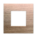 Placca in Plastica Legno Chiaro Compatibile Vimar Arkè - 2 Posti - Ettroit