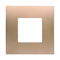 Placca in Plastica Oro Compatibile Vimar Arkè - 2 Posti - Ettroit
