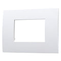 Placca in Plastica Bianca Compatibile Vimar Arkè - 3 Posti - Ettroit