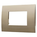Placca in Plastica Bronzo Compatibile Vimar Arkè - 3 Posti - Ettroit