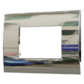 Placca in Plastica Cromato Lucido Compatibile Vimar Arkè - 3 Posti - Ettroit