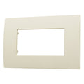 Placca in Plastica Sabbia Compatibile Vimar Arkè - 4 Posti - Ettroit