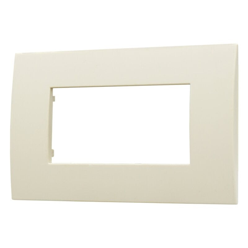 Placca in Plastica Sabbia Compatibile Vimar Arkè - 4 Posti - Ettroit