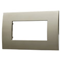 Placca in Plastica Bronzo Compatibile Vimar Arkè - 4 Posti - Ettroit