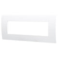 Placca in Plastica Bianca Compatibile Vimar Arkè - 7 Posti - Ettroit