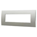 Placca in Plastica Silver Compatibile Vimar Arkè - 7 Posti - Ettroit