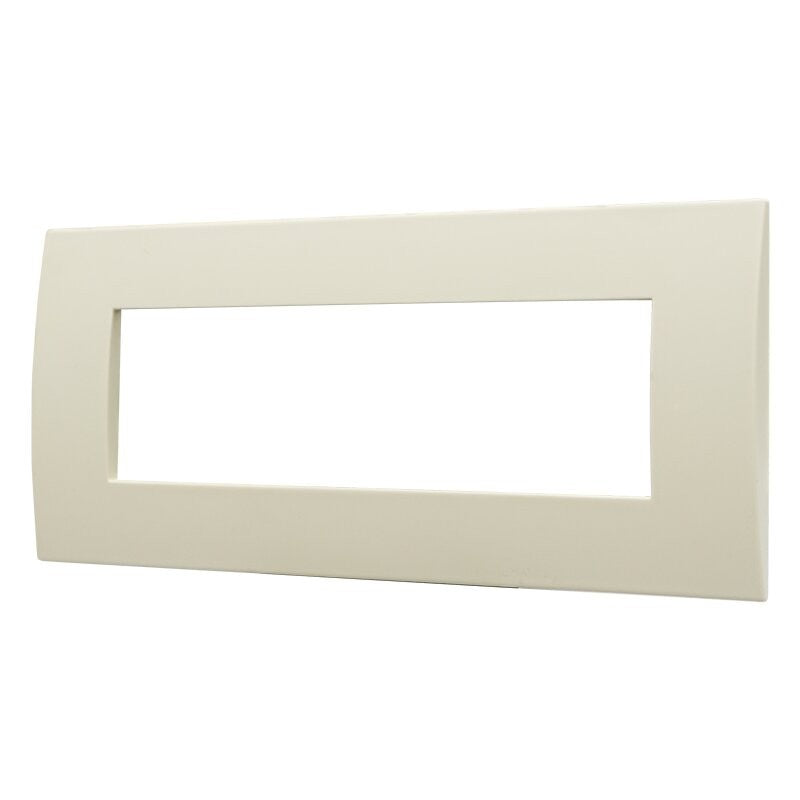 Placca in Plastica Sabbia Compatibile Vimar Arkè - 7 Posti - Ettroit