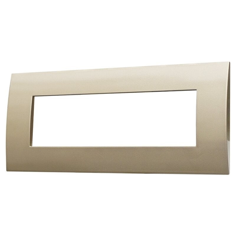 Placca in Plastica Bronzo Compatibile Vimar Arkè - 7 Posti - Ettroit