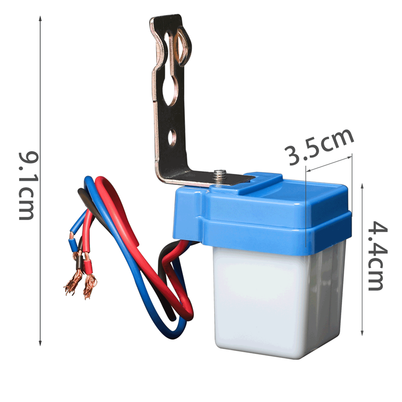 Interruttore Sensore Crepuscolare Fotoelettrico 220 240V IP44 Per Lampade Faro Faretto Led Aigostar