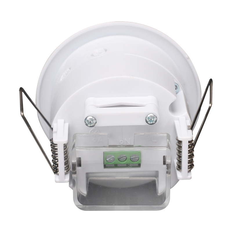 Sensore Di Movimento PIR Rilevatore Crepuscolare Infrarossi 360° Ad Incasso