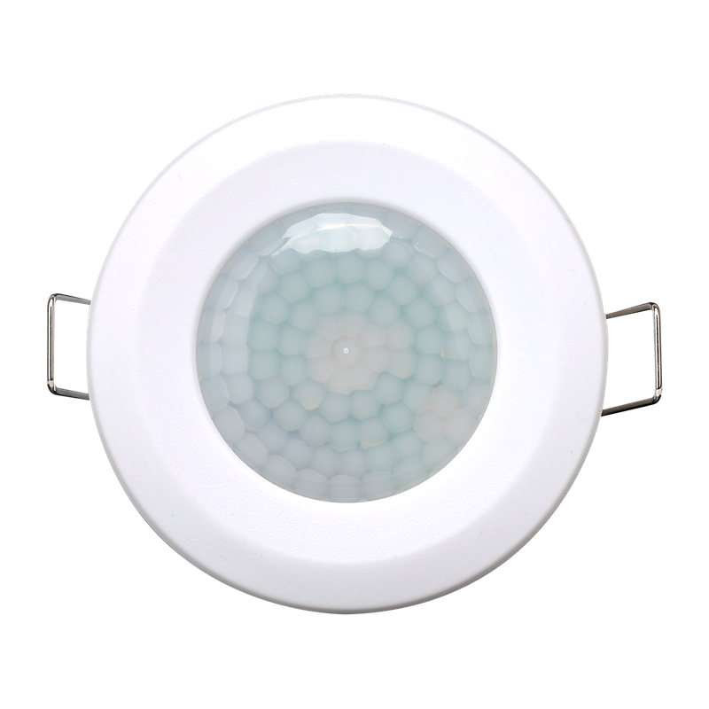 Sensore Di Movimento PIR Rilevatore Crepuscolare Infrarossi 360° Ad Incasso