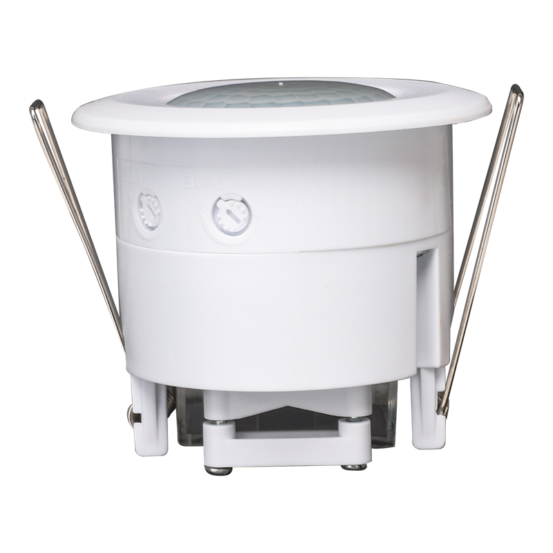 Sensore Di Movimento PIR Rilevatore Crepuscolare Infrarossi 360° Ad Incasso