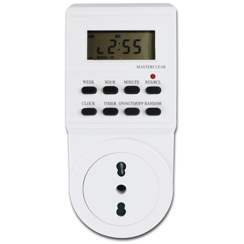 Aigostar Presa Elettrica 230V con Timer Digitale Temporizzatore Programmabile