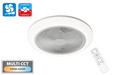 Ventilatore da Soffitto Brezion Luce LED 33W 2400lm CCT 3000-6500K + RGB Novaline