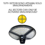 Lampione solare KALAP IBRIDO 30W 4800Lm Doppia Alimentazione Bot Lighitng