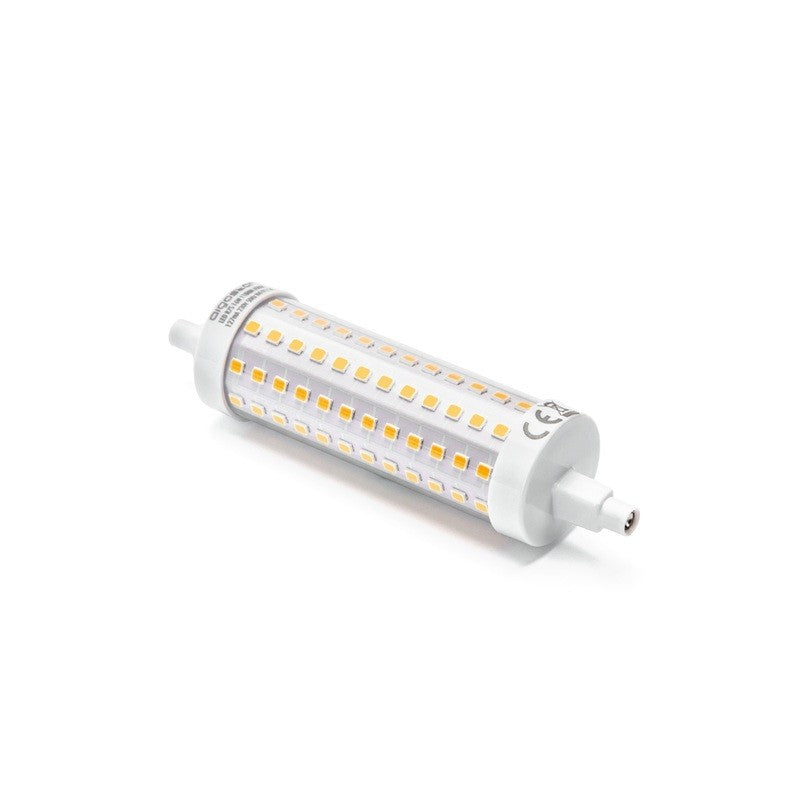 Lampadina Led R7S Lineare 118mm 16W SMD Bianco caldo 3000K