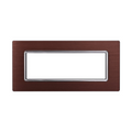Placca in Alluminio Bronzo Compatibile Living Light - 7 Posti - Ettroit