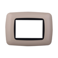Placca in Plastica Bombata Sabbia Compatibile Living Light - 3 Posti - Ettroit