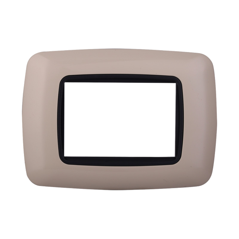 Placca in Plastica Bombata Sabbia Compatibile Living Light - 3 Posti - Ettroit
