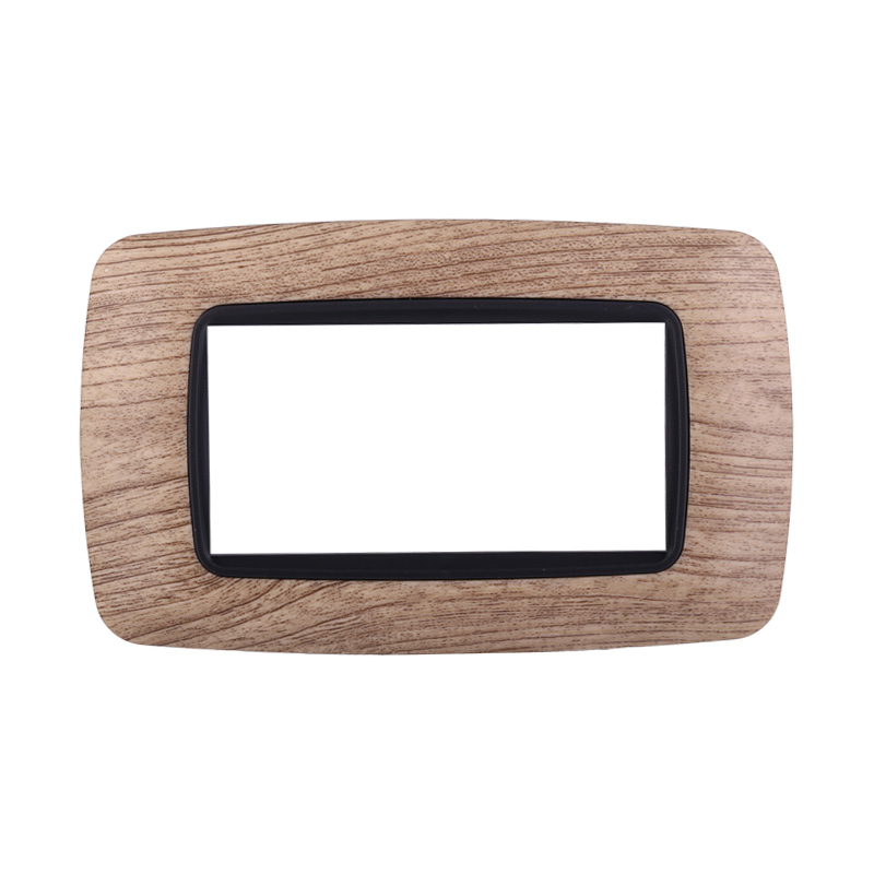 Placca in Plastica Bombata Legno Chiaro Compatibile Living Light - 4 Posti - Ettroit