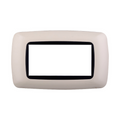 Placca in Plastica Bombata Sabbia Compatibile Living Light - 4 Posti - Ettroit