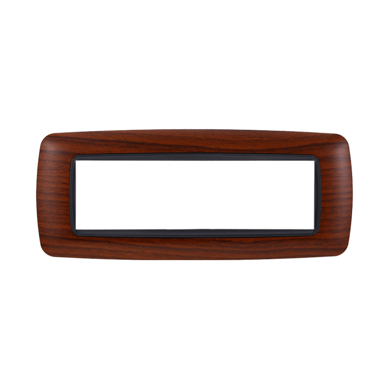 Placca in Plastica Bombata Radica Compatibile Living Light - 7 Posti - Ettroit