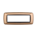 Placca in Plastica Bombata Oro Compatibile Living Light - 7 Posti - Ettroit
