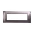 Placca in Plastica Quadrata Titanio Compatibile Living Light - 7 Posti - Ettroit