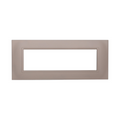 Placca in Plastica Quadrata Sabbia Compatibile Living Light - 7 Posti - Ettroit