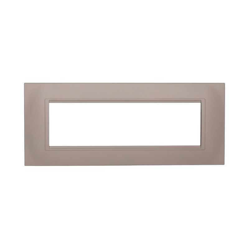 Placca in Plastica Quadrata Sabbia Compatibile Living Light - 7 Posti - Ettroit