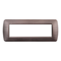 Placca in Plastica Bronzo Satinato Compatibile Living Light - 7 Posti - Ettroit