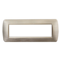 Placca in Plastica Oro Satinato Compatibile Living Light - 7 Posti - Ettroit