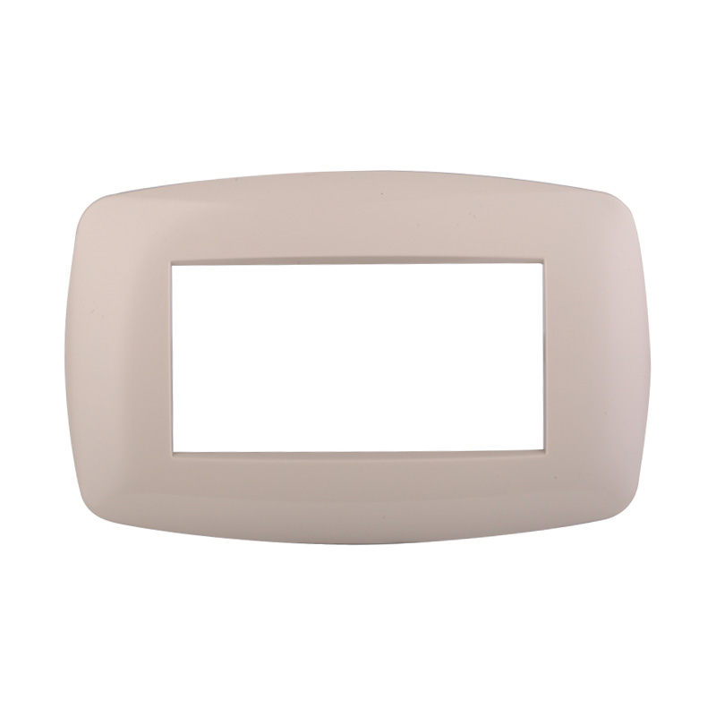 Placca in Plastica Slim Sabbia Compatibile Living Light - 4 Posti - Ettroit