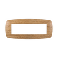 Placca in Plastica Slim Legno Scuro Compatibile Living Light - 7 Posti - Ettroit