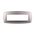 Placca in Plastica Slim Titanio Compatibile Living Light - 7 Posti - Ettroit