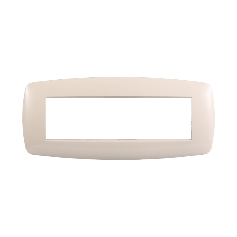 Placca in Plastica Slim Sabbia Compatibile Living Light - 7 Posti - Ettroit