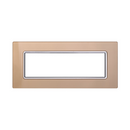 Placca in Vetro Oro Compatibile Living Light - 7 Posti - Ettroit